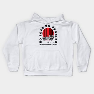 No Road No Problem Kids Hoodie